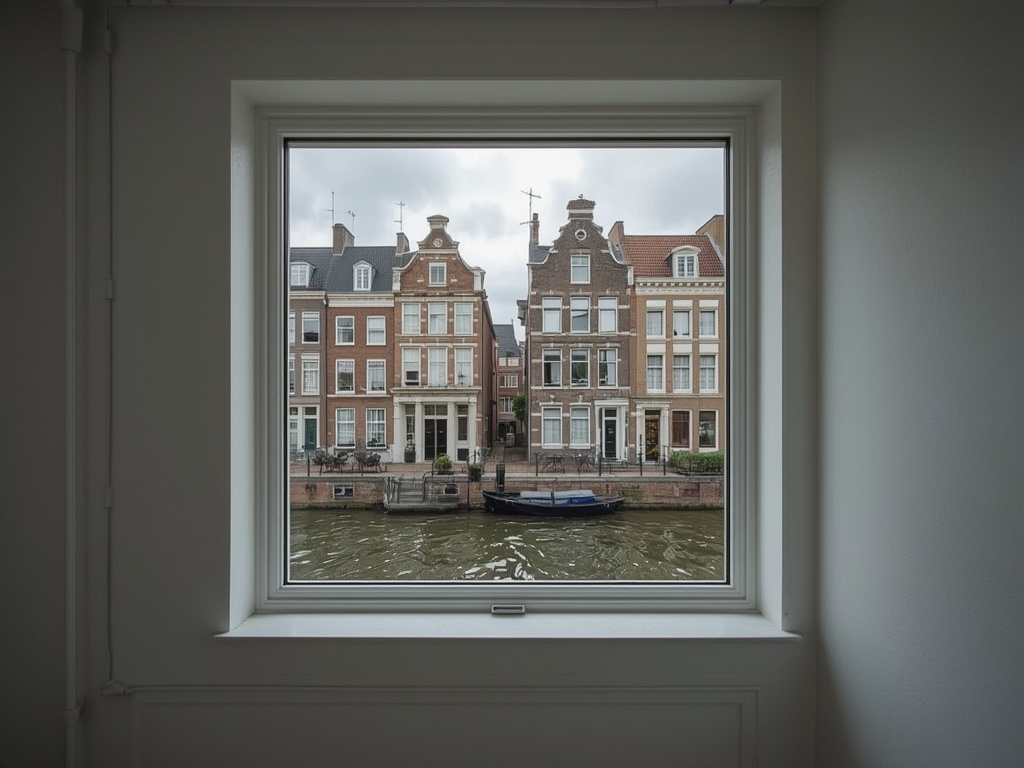 Woonkamer met veel daglicht door grote kunststof schuifpui in nieuwbouwwoning Emmen