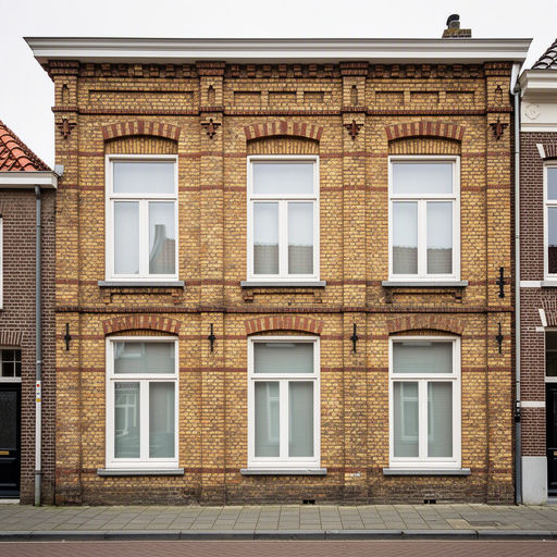 Moderne woning in Zuidhorn met nieuwe antracietgrijze kunststof kozijnen