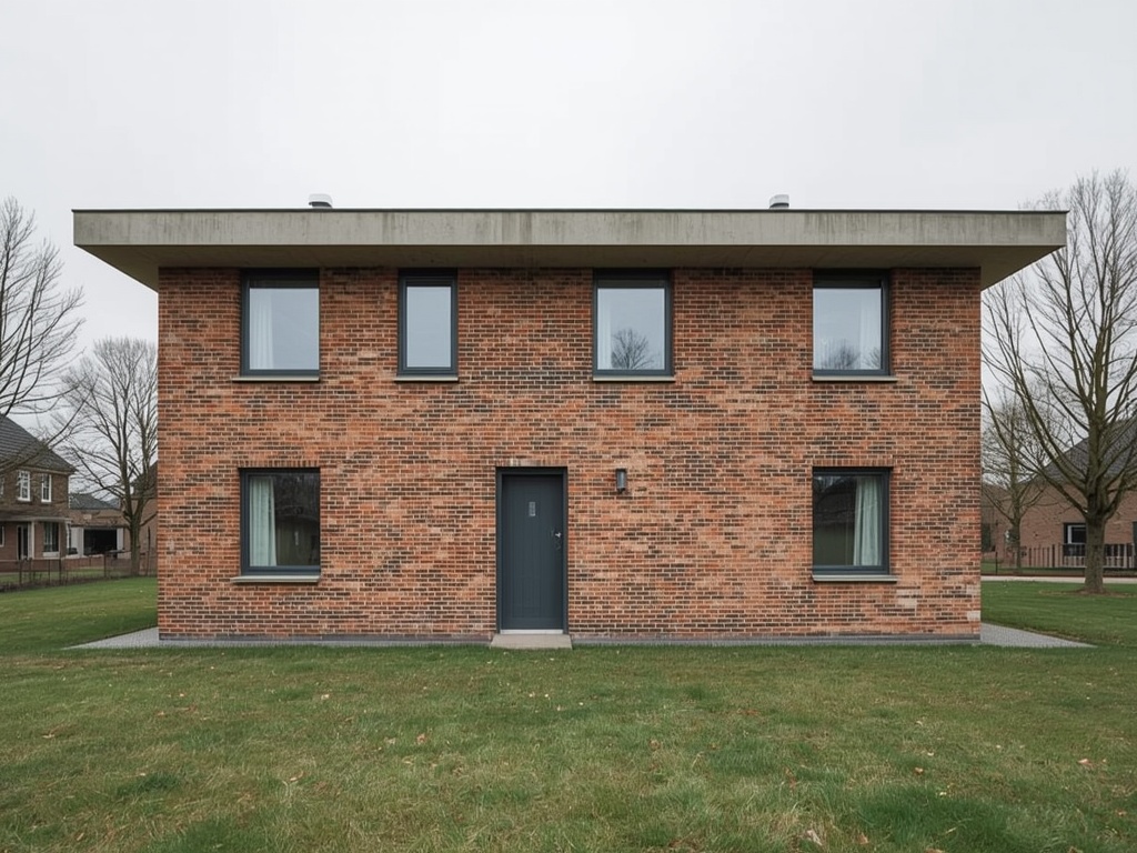 Moderne tussenwoning Leeuwarden-Zuid met wit kunststof kozijnen en HR++ glas