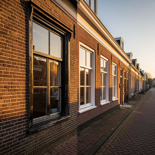Witte kunststof kozijnen met HR++ glas in een woning in Groningen